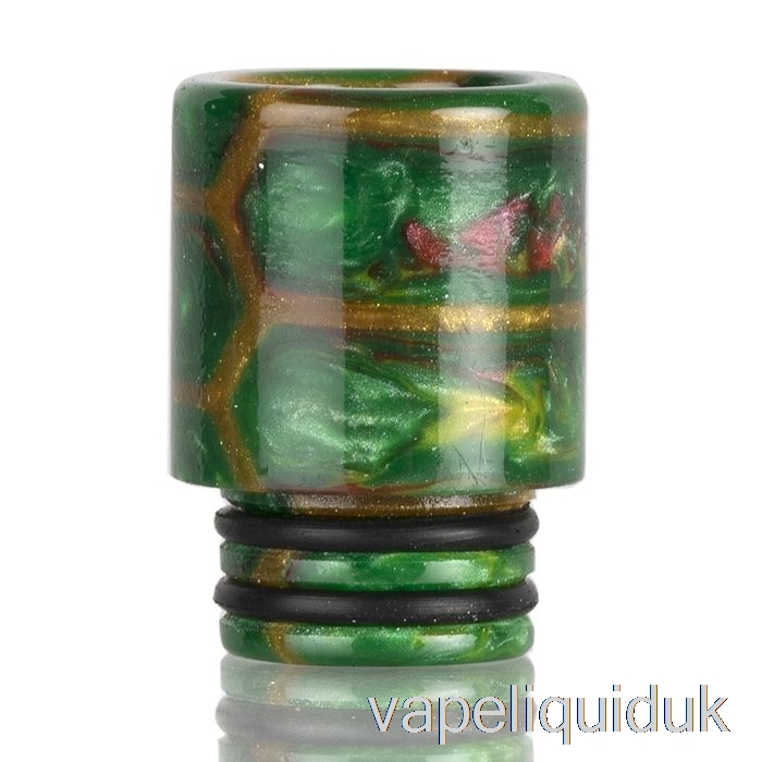 510 TALL Snakeskin Resin Drip Tip Green Vape Liquid